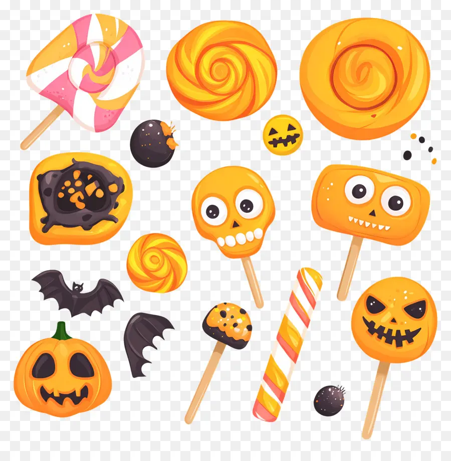 Dulces De Halloween，Golosinas PNG