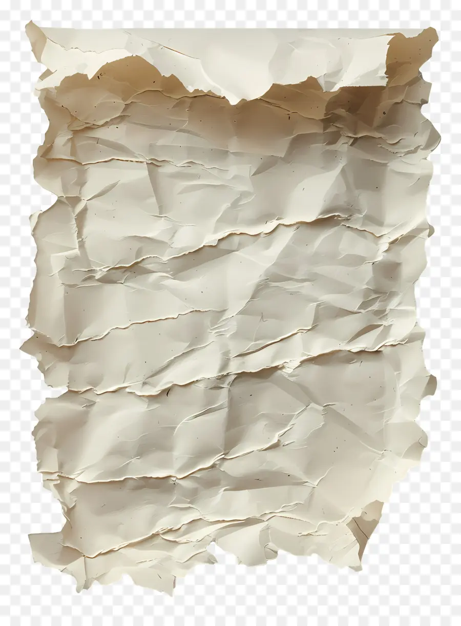 Papel Rasgado Vintage，Papel Arrugado PNG