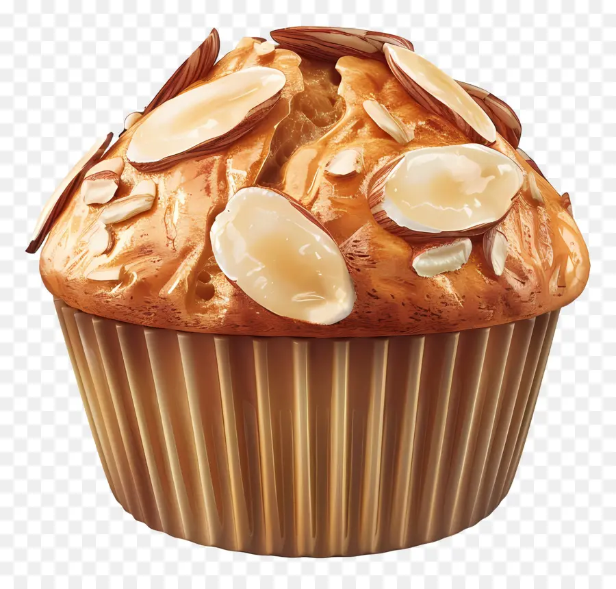 Muffins De Almendras，Mollete PNG