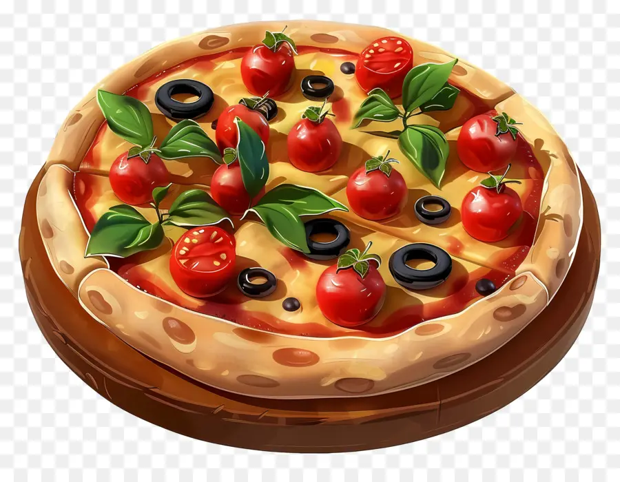 Pizza Griega，Pizza PNG