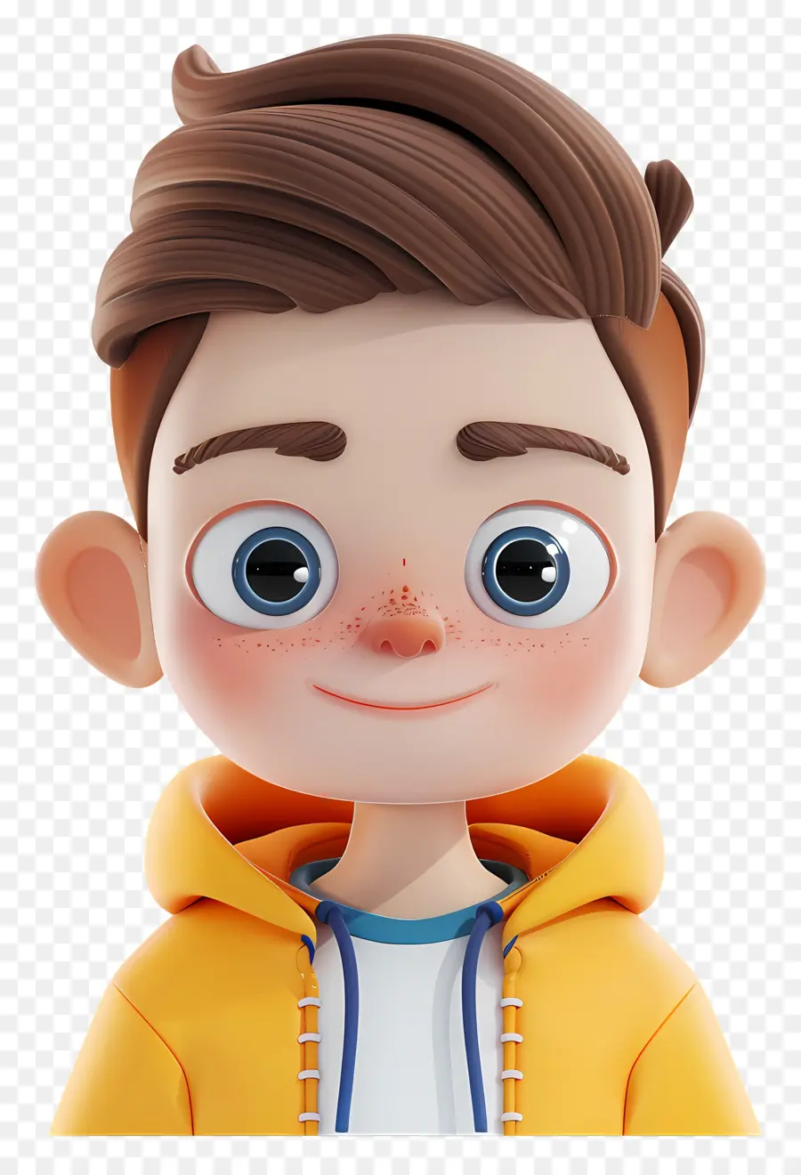 Avatar De Niño 3d，Niño De Dibujos Animados PNG