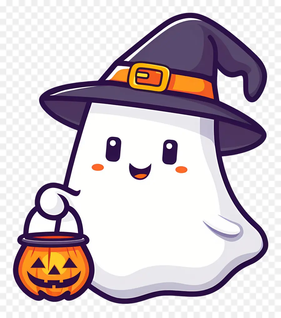 Fantasma De Halloween，Fantasma Con Caramelo PNG