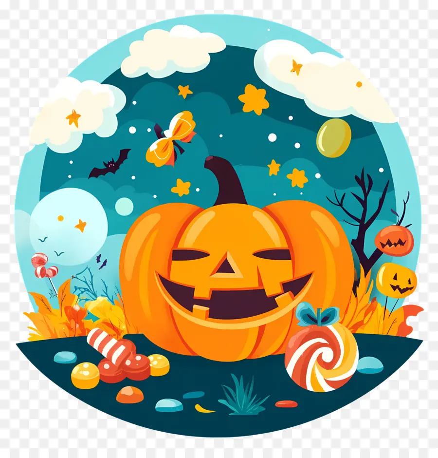 Calabaza De Halloween，Jack O' Lantern PNG