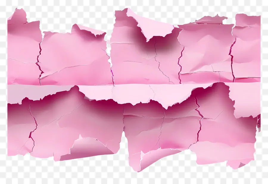 Papel Rasgado Rosa，Papel Rasgado PNG