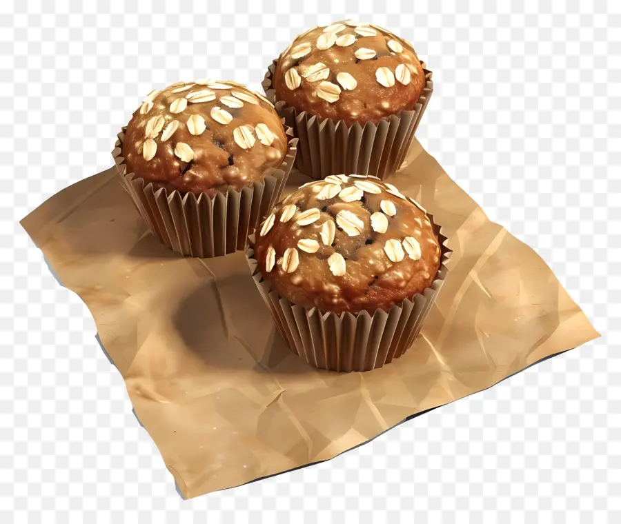 Muffins De Avena，Magdalenas PNG