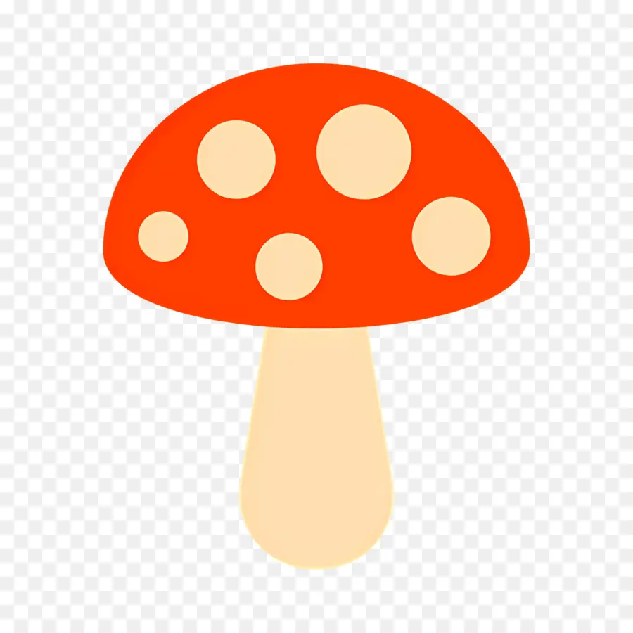 Champiñón，Rojo PNG