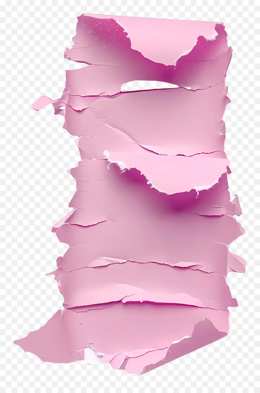 Papel Rasgado Rosa，Papel Rosa PNG