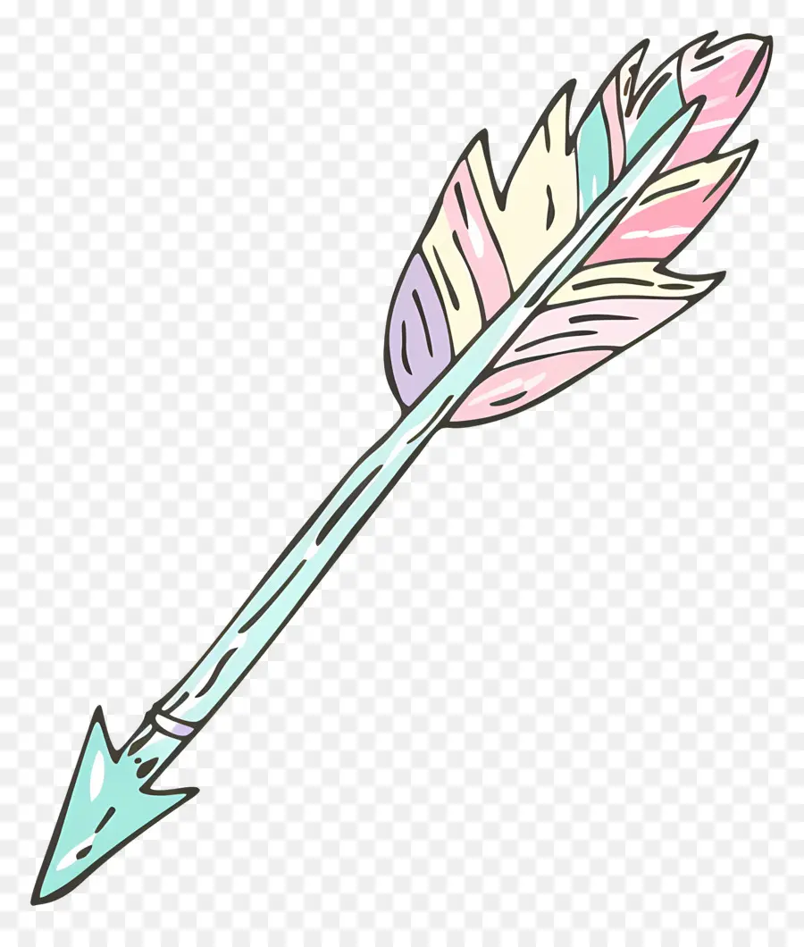 Flecha Pastel，Flecha PNG