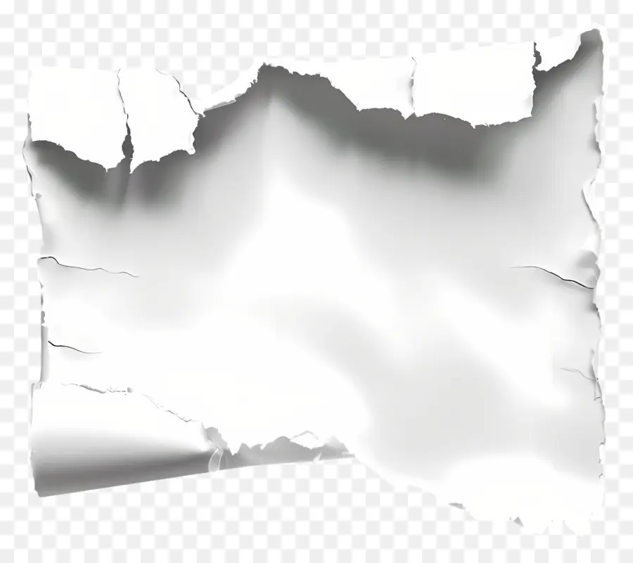 Papel Rasgado Blanco，Papel Rasgado PNG