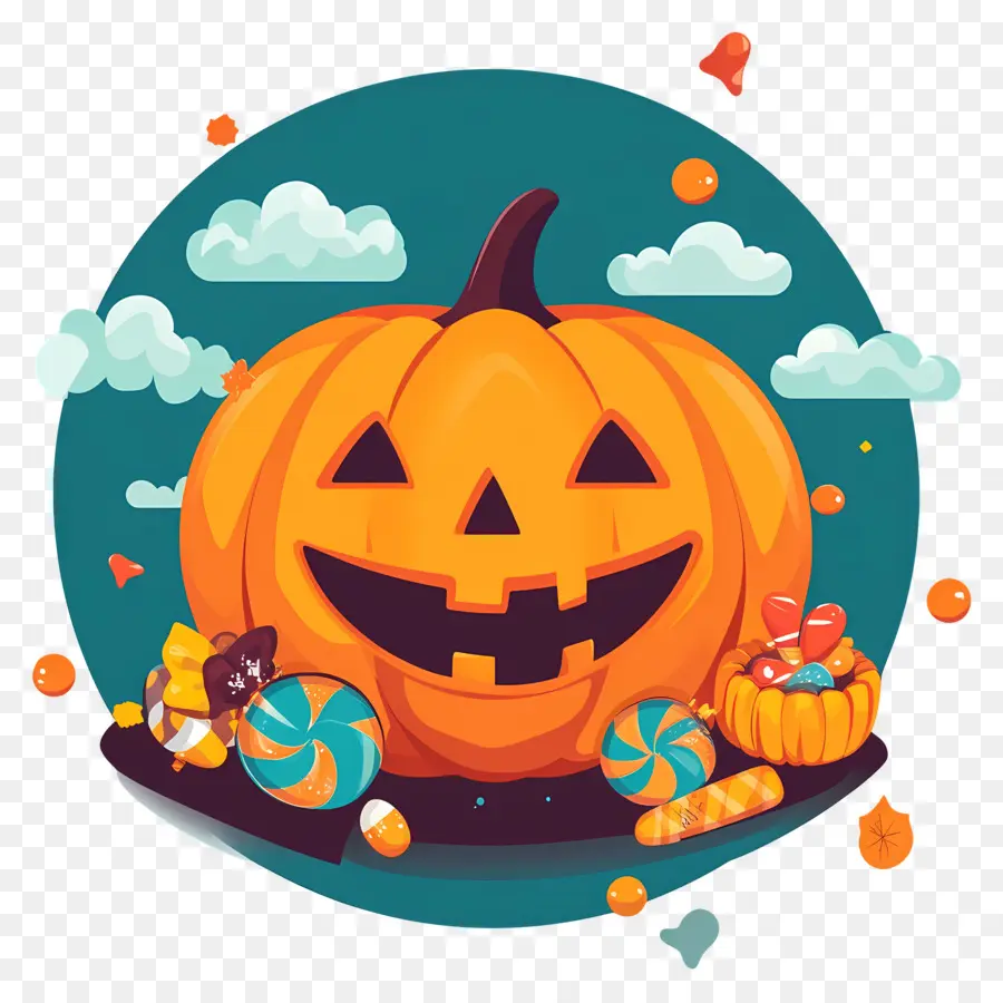 Calabaza De Halloween，Jack O' Lantern PNG