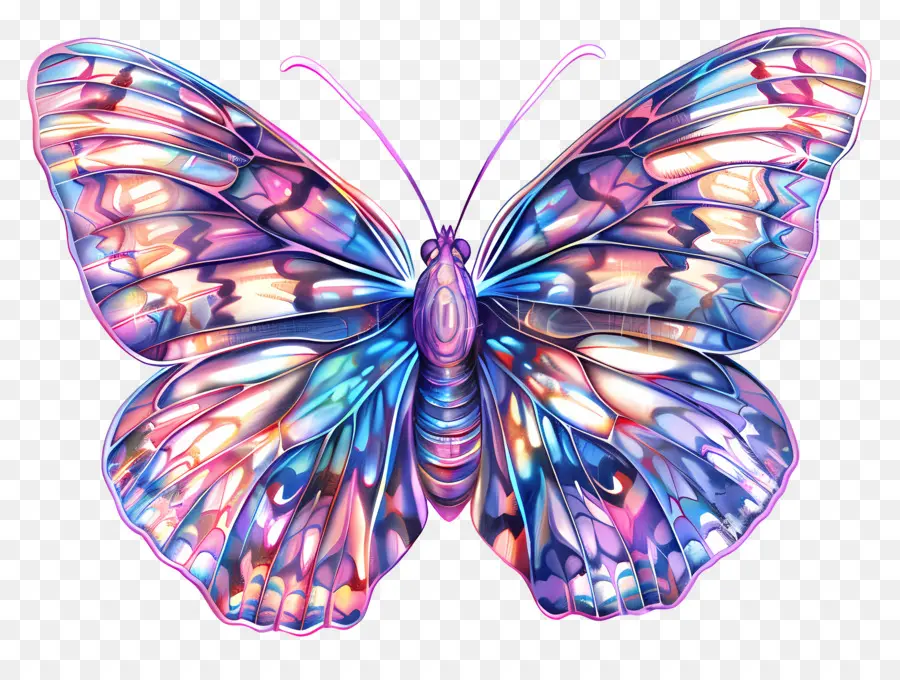 Mariposa Pastel，Mariposa Colorida PNG