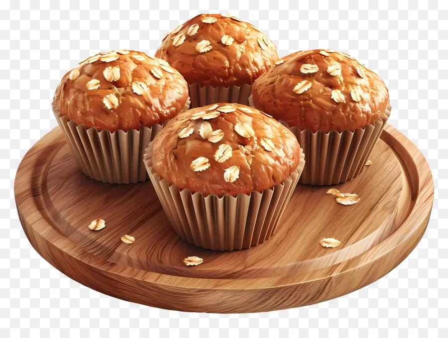 Muffins De Avena，Magdalenas De Caramelo PNG