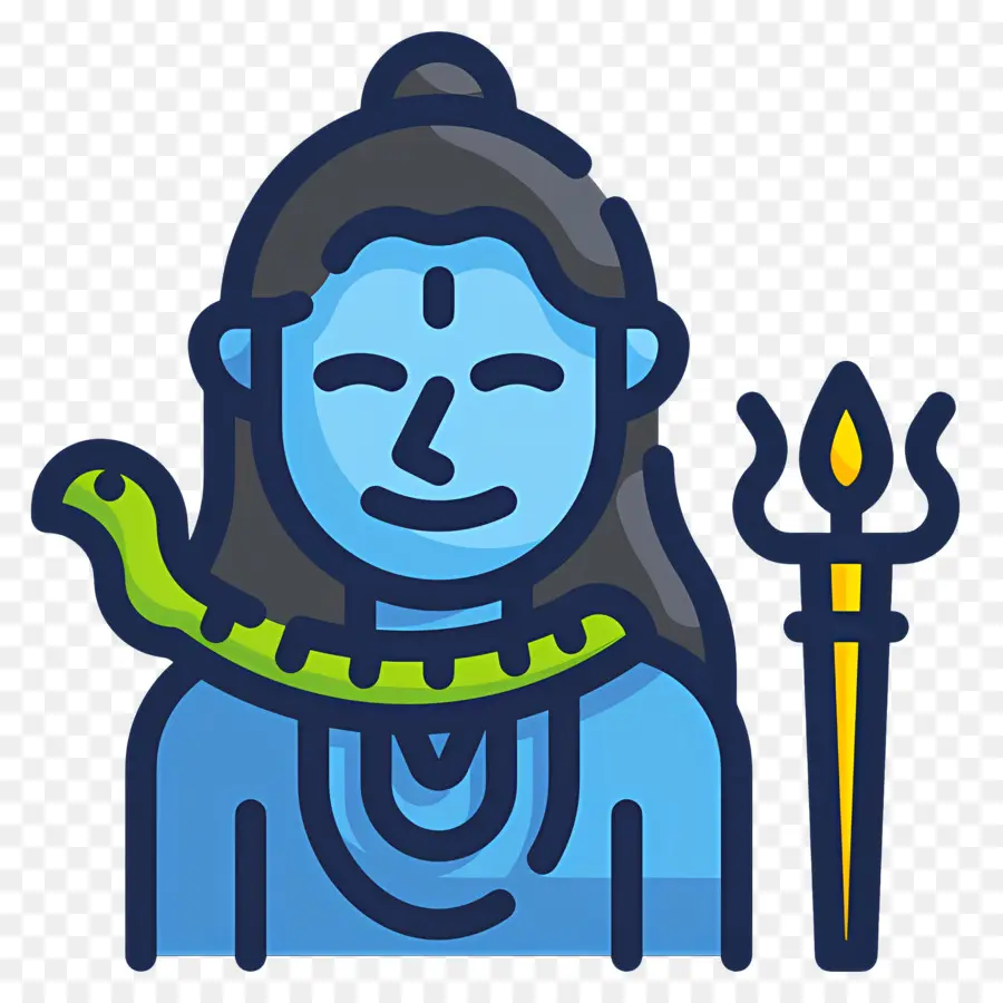 Krishna，Deidad Azul PNG