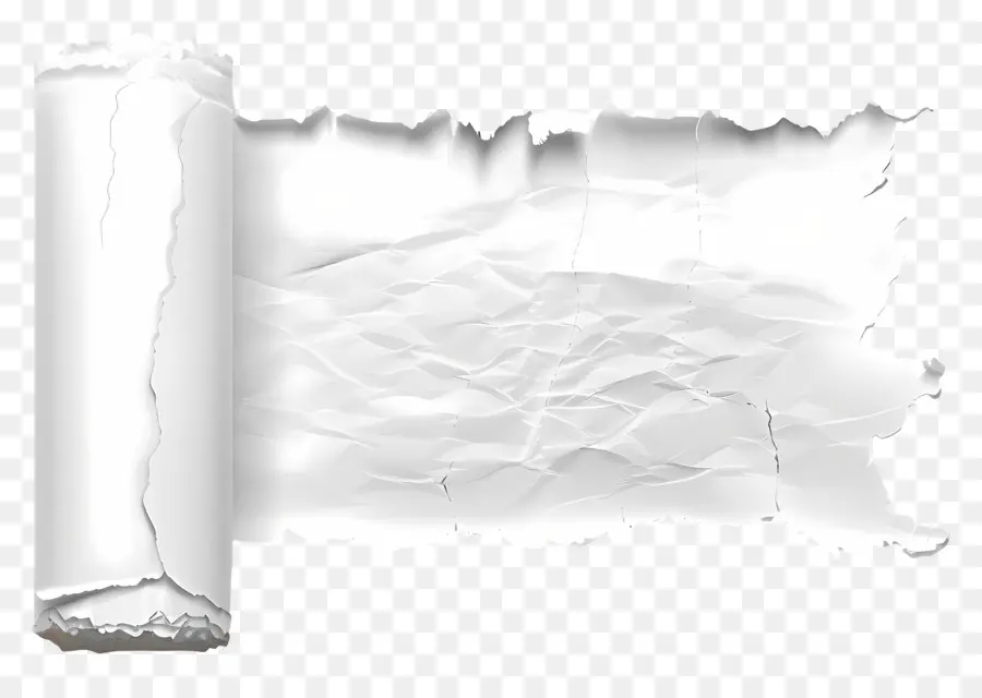 Papel Rasgado Blanco，Papel Rasgado PNG