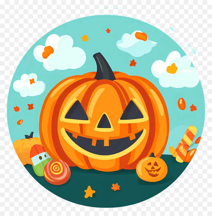 Calabaza De Halloween，Jack O' Lantern PNG