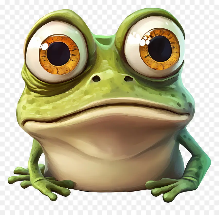 Emoji De Rana，Cara De Rana PNG