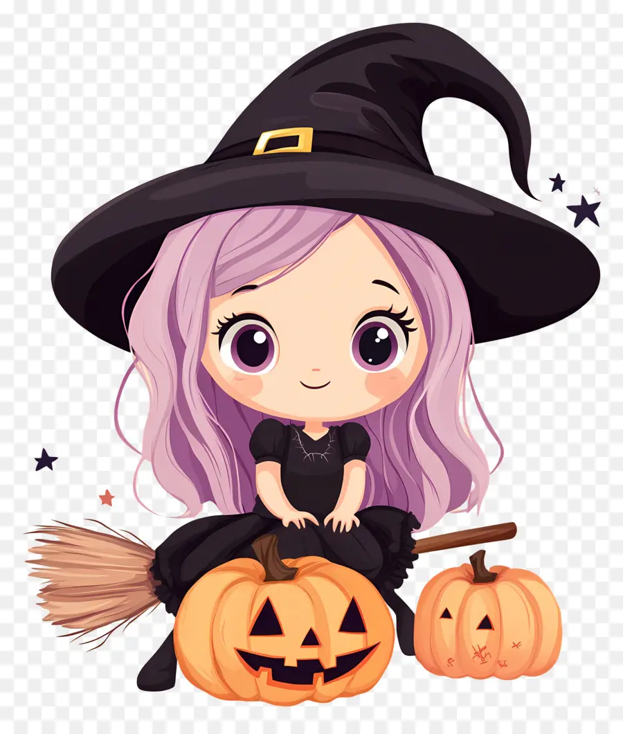 Linda Bruja De Halloween，Linda Bruja PNG