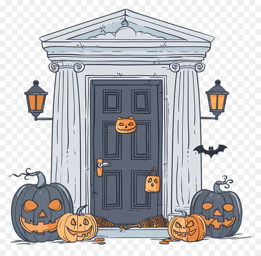 Puerta Espeluznante De Halloween，Puerta De Halloween PNG