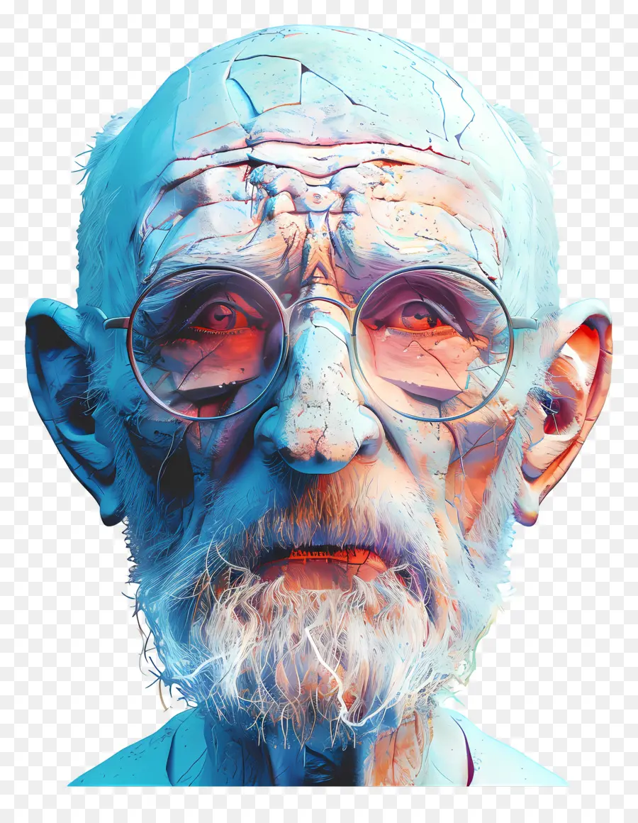 Avatar De Anciano 3d，Viejo PNG