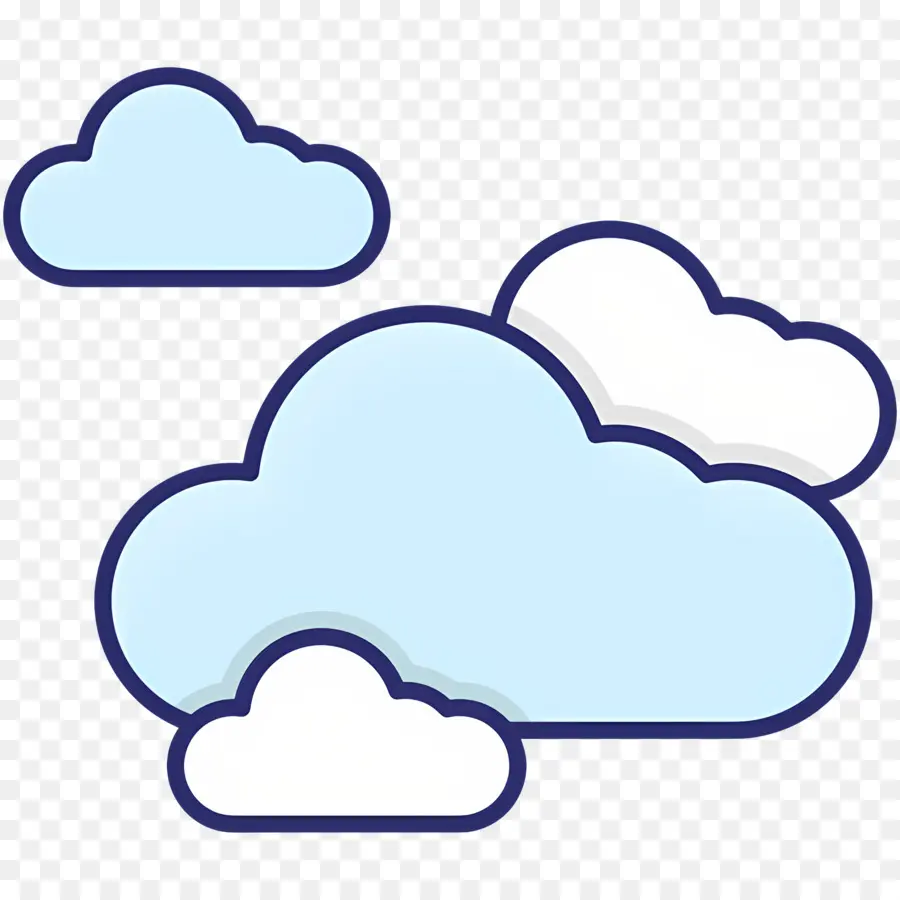 Nube Azul，Nubes PNG