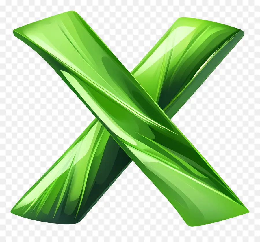 Verde X，Carta PNG