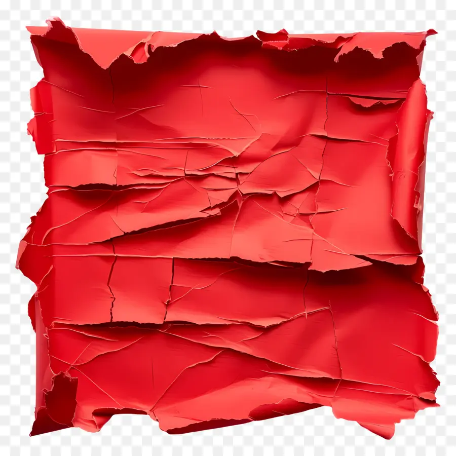 Papel Rasgado Rojo，Papel Rojo PNG