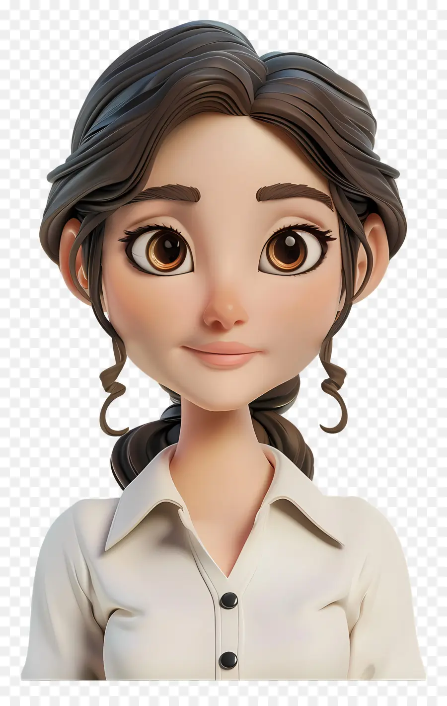 Avatar De Mujer 3d，Chica PNG