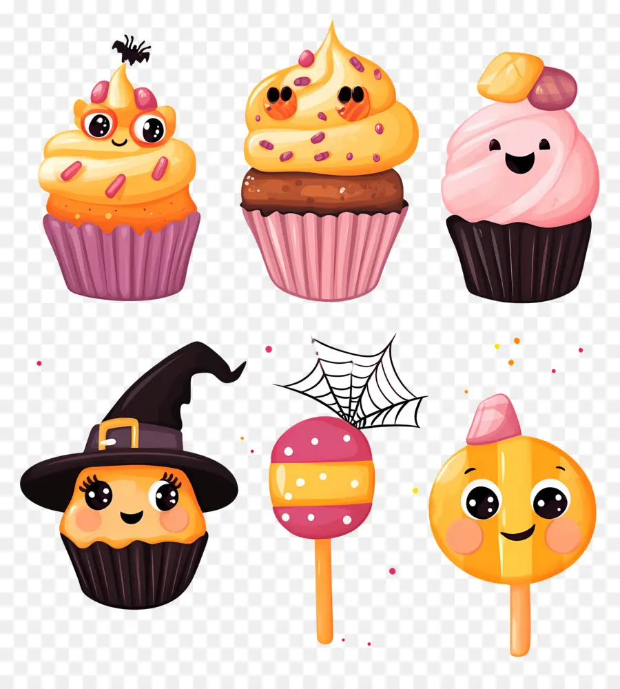 Dulces De Halloween，Lindos Dulces De Halloween PNG