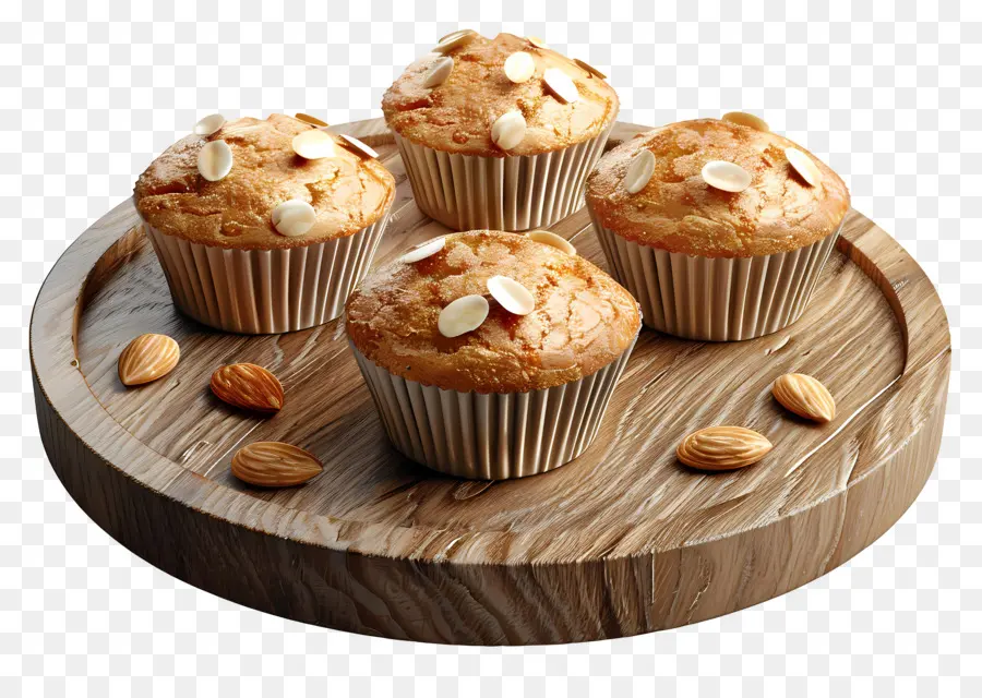 Muffins De Almendras，Muffins De Avena PNG