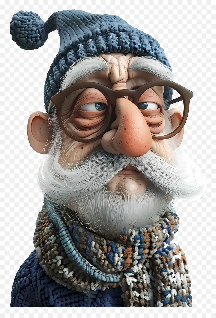 Avatar De Anciano 3d，Viejo PNG