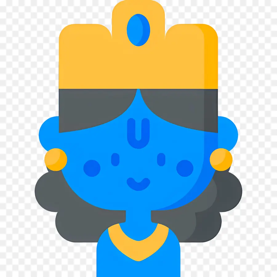 Krishna，Deidad Azul PNG