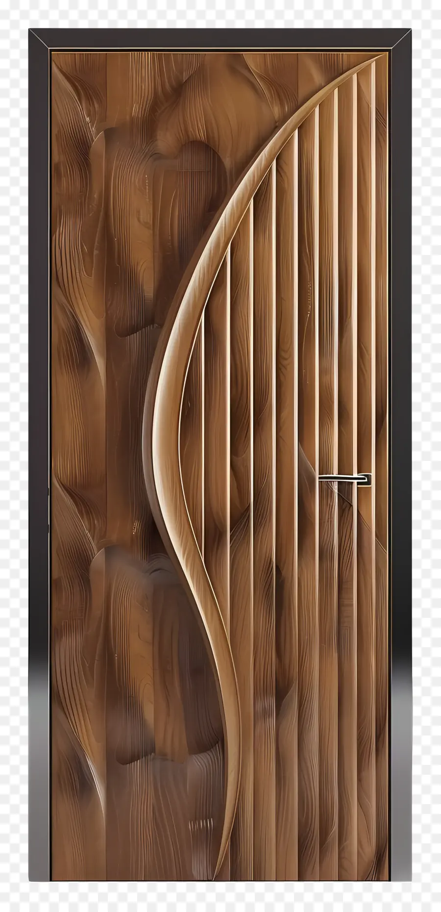 Puerta Moderna Modelo 3d，Puerta De Madera PNG