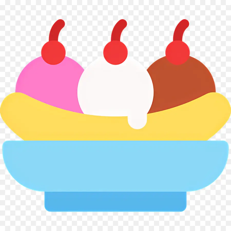 Helado De Helado，Banana Split PNG