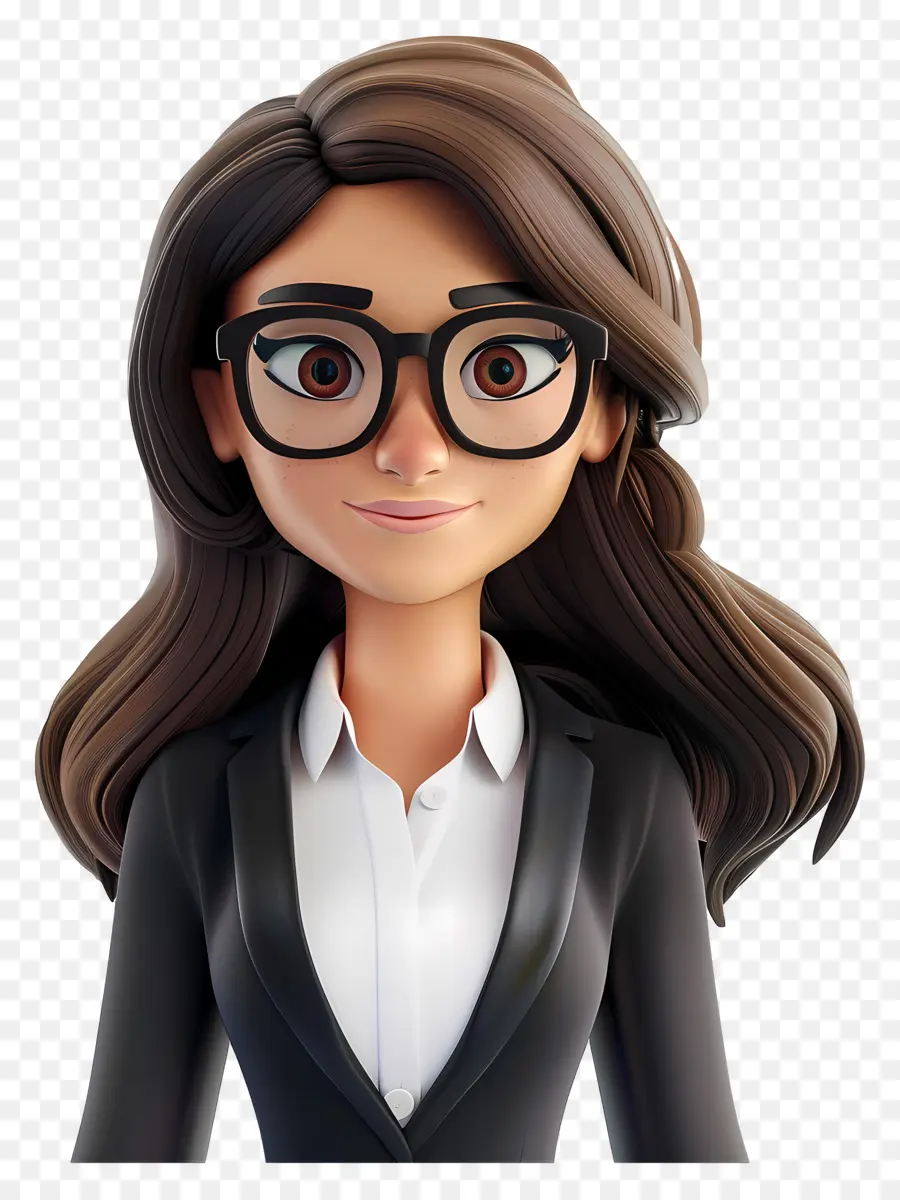 Avatar De Mujer 3d，Mujer De Negocios PNG