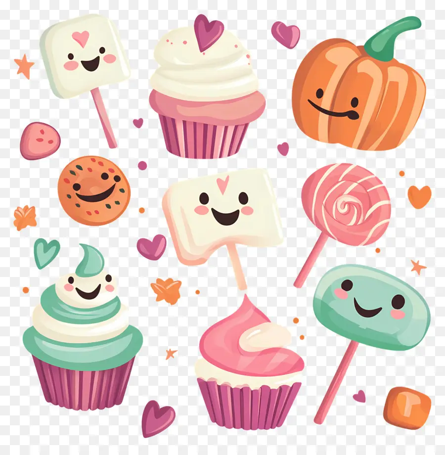 Dulces De Halloween，Dulces Lindos PNG