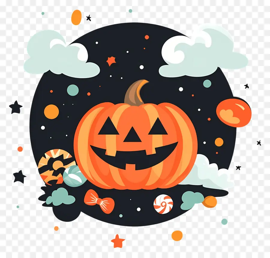 Calabaza De Halloween，Jack O' Lantern PNG