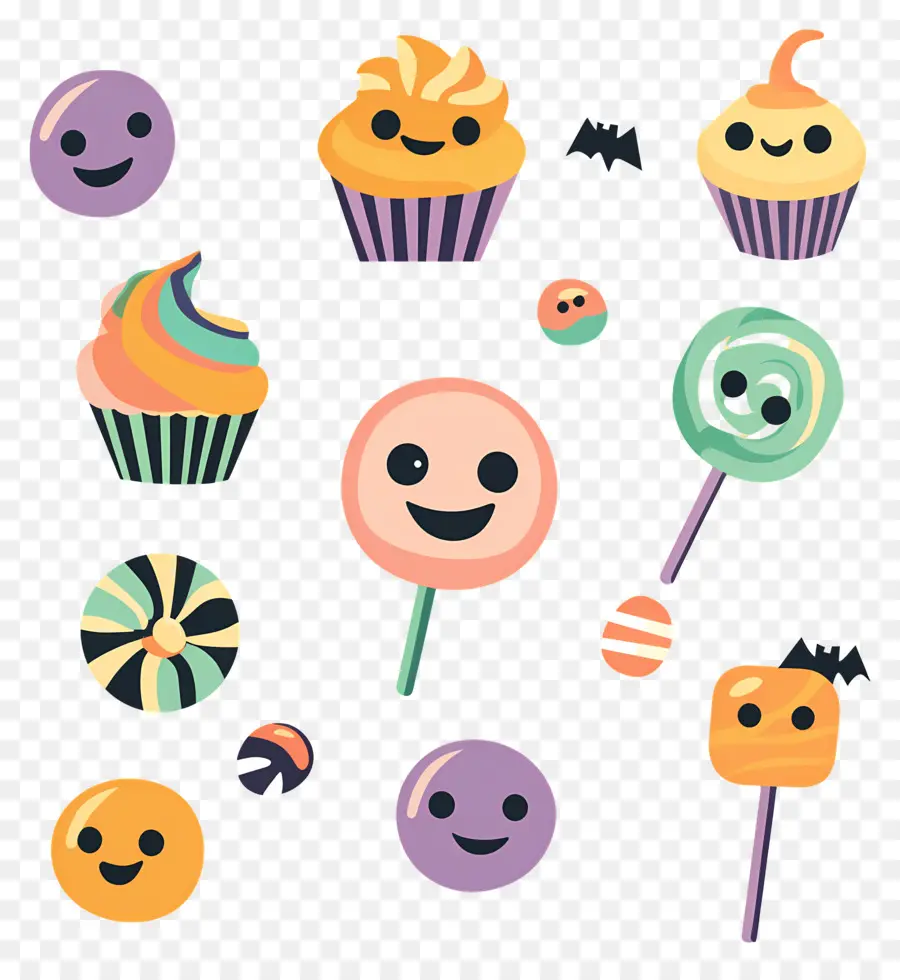 Dulces De Halloween，Dulces Lindos PNG