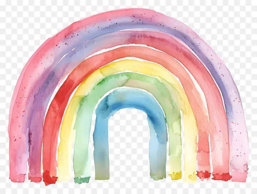 Arcoiris Pastel，Arcoíris PNG