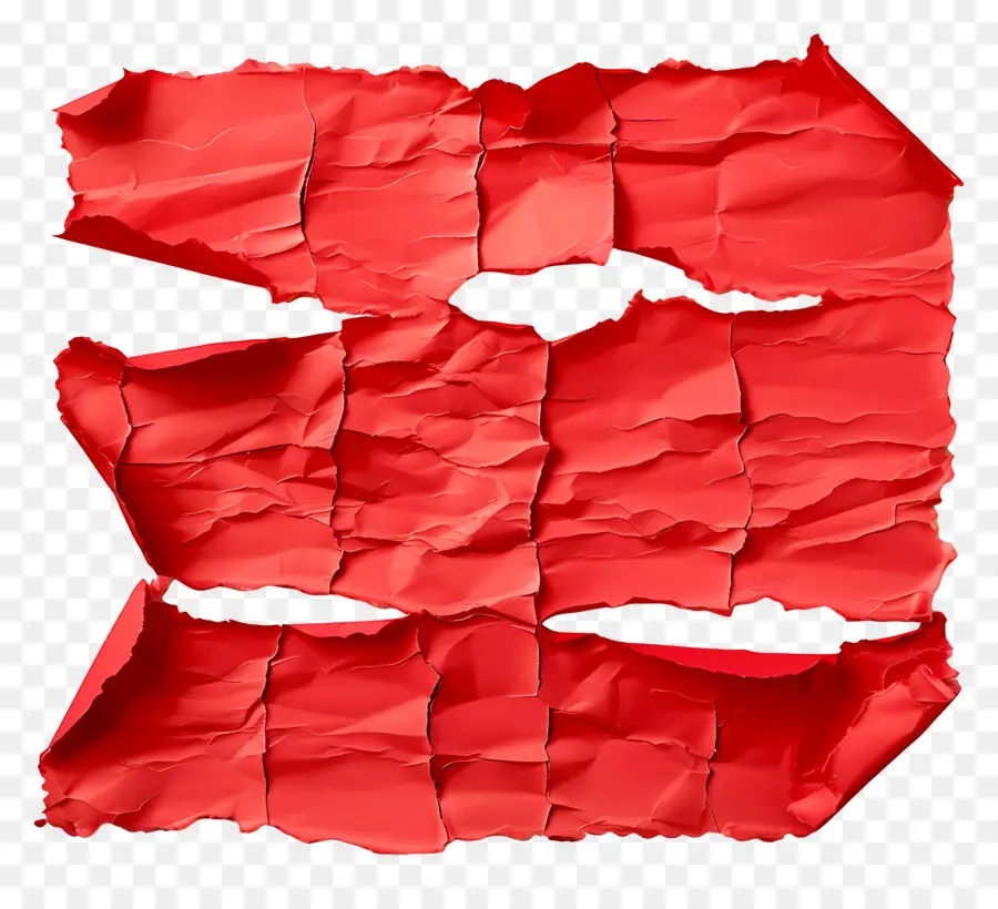 Papel Rasgado Rojo，Rasgado PNG