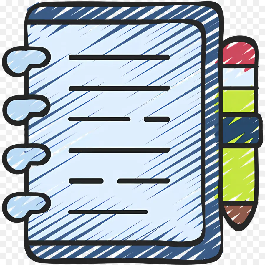 Computadora Portátil，Cuaderno Y Lápiz PNG