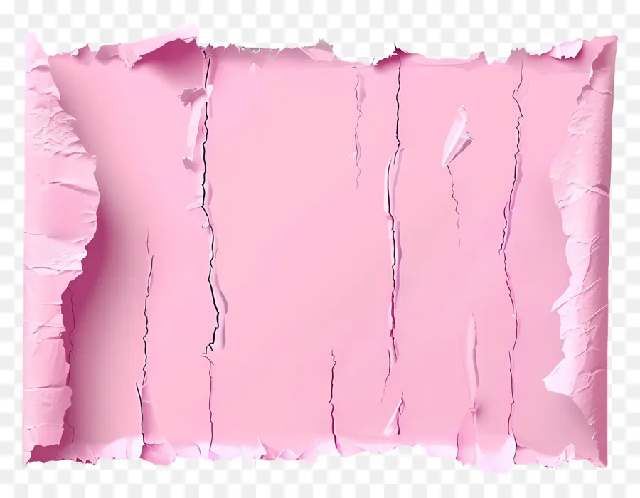 Papel Rasgado Rosa，Papel Arrugado PNG