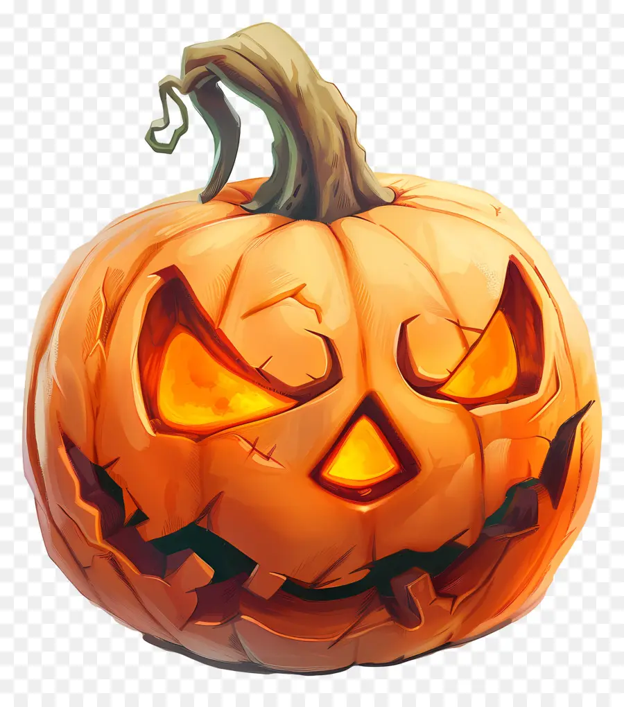 Calabaza De Halloween Animada，Jack O' Lanterns PNG