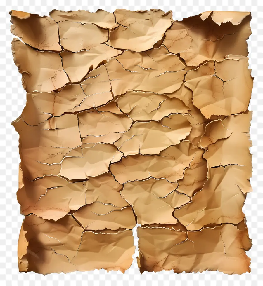 Papel Rasgado Marrón，Papel Viejo PNG