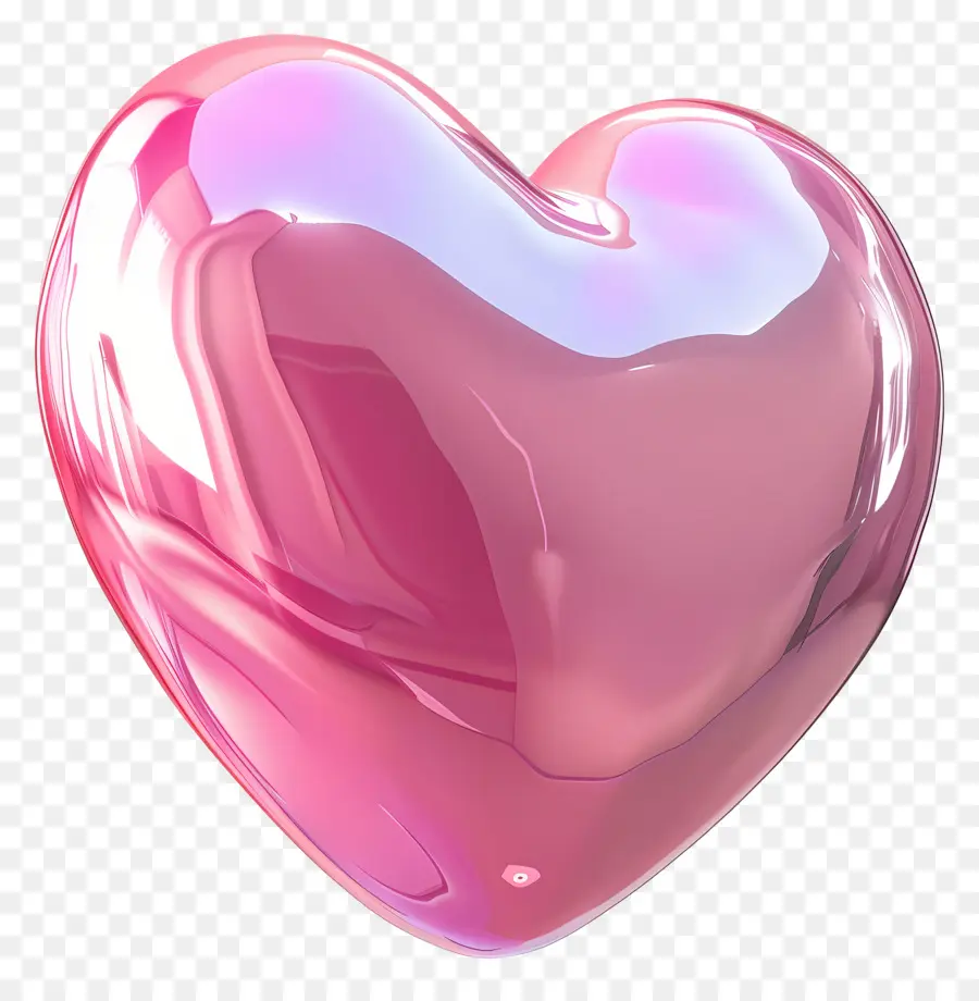 Corazón 3d，Corazon Rosa PNG