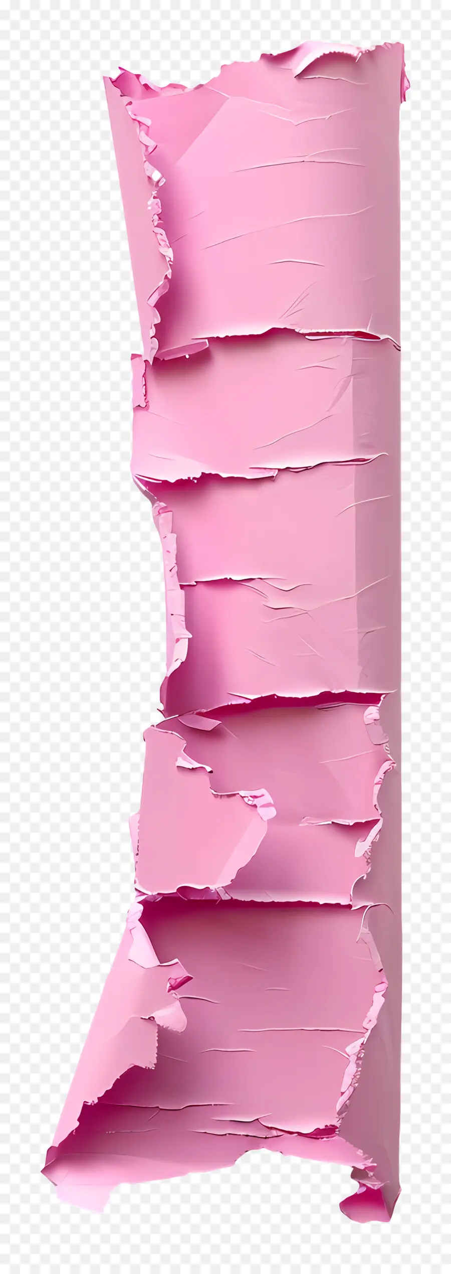 Papel Rasgado Rosa，Rasgado PNG