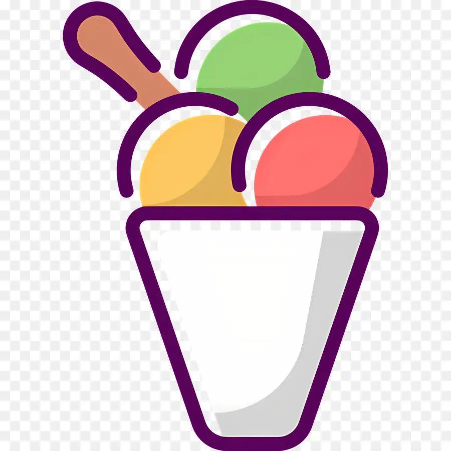 Helado De Helado，Helado PNG