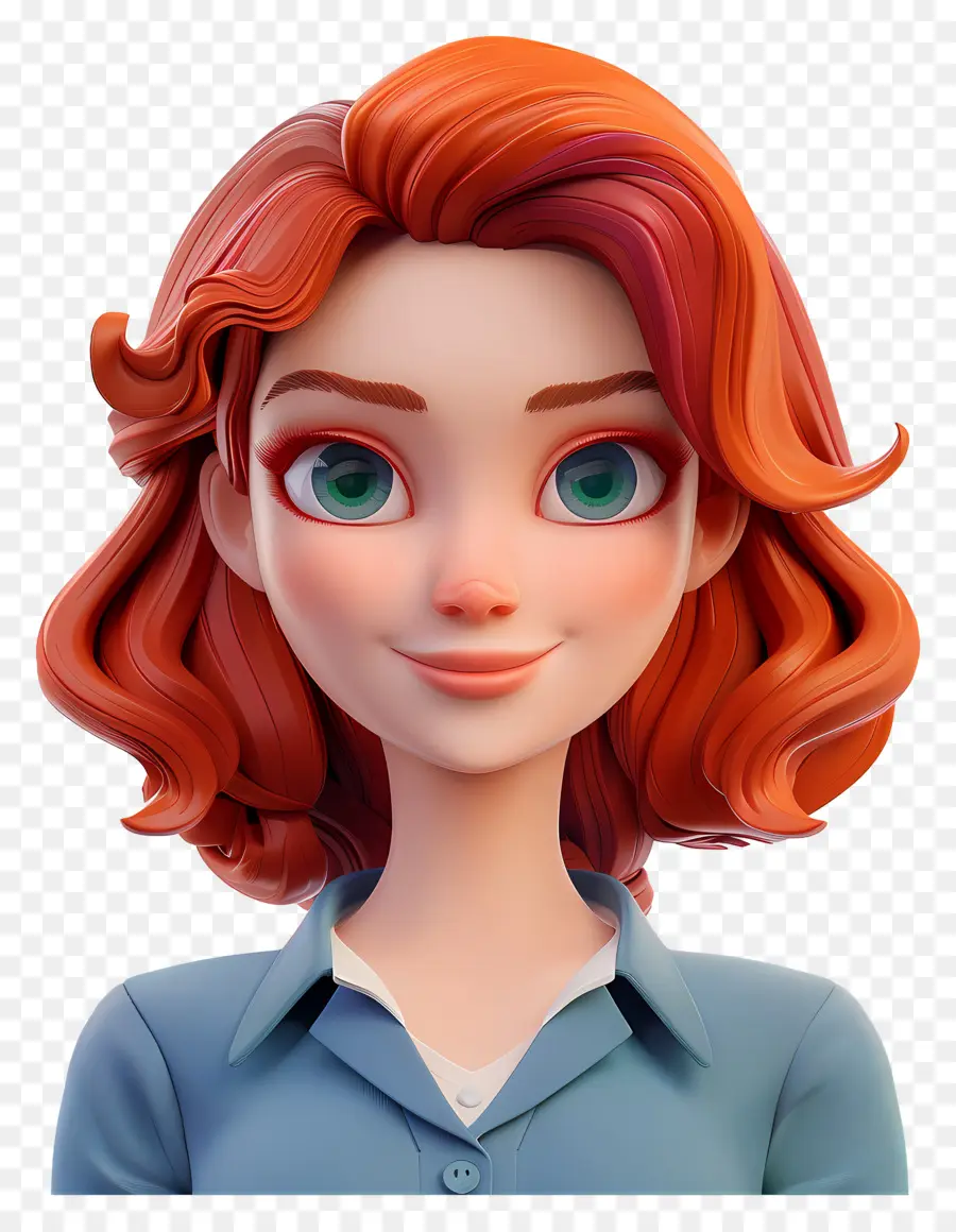 Avatar De Mujer 3d，Chica PNG