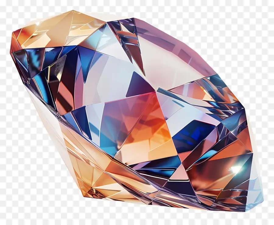 Diamante 3d，Cristal PNG