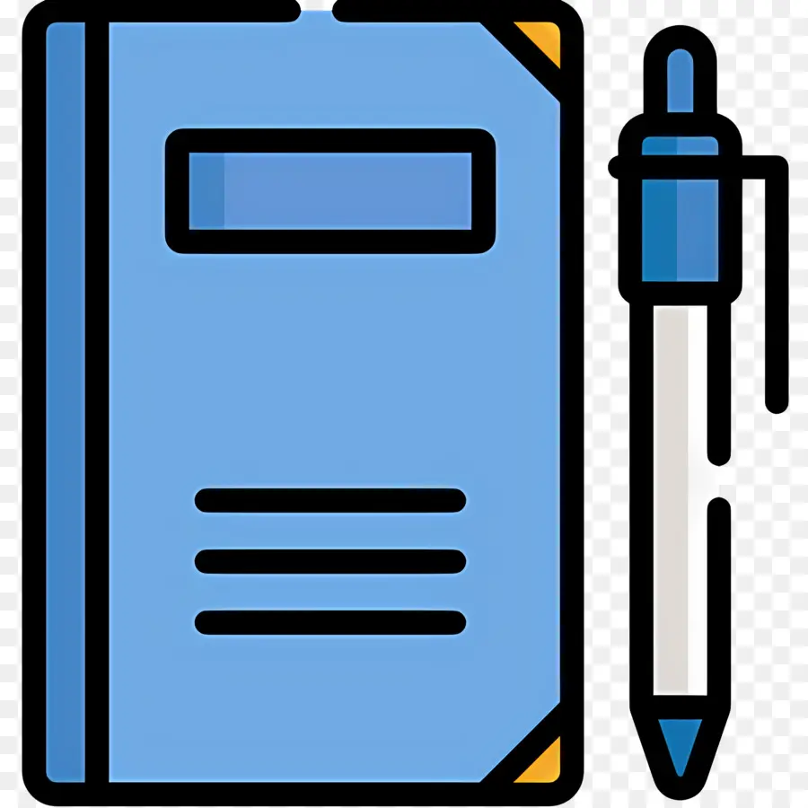 Computadora Portátil，Cuaderno Azul PNG