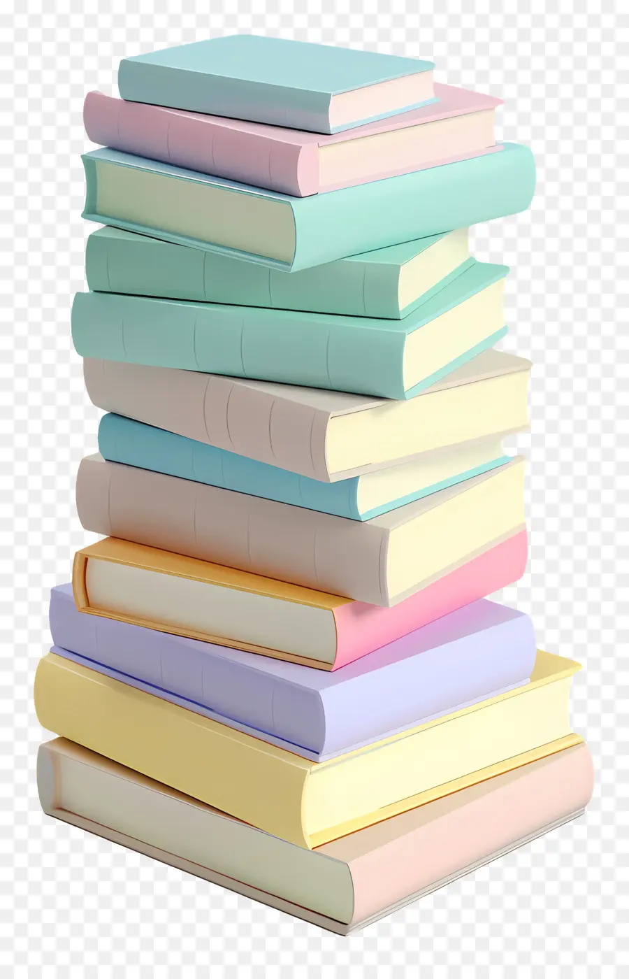 Pila De Libros 3d，Pila De Libros PNG